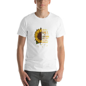 Sunflower, Dallas girls are sunshine hurricane sunflower mixed with a inspirational girls quote